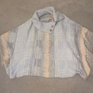 Free People Sweater Poncho